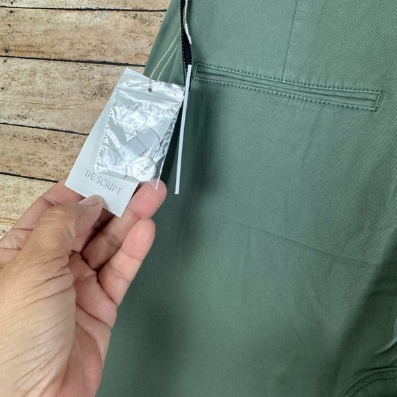 $258 The Script “Matilde” Green Cropped Pants Sz 4 - Picture 5 of 11